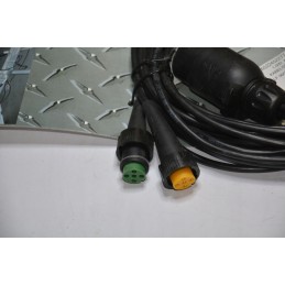 A set of cables with a trailer plug