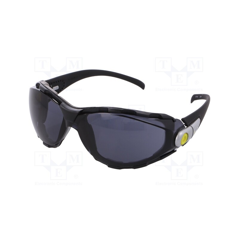 1 pcs x DELTA PLUS - PACAYLVFU - Safety spectacles, Lens: darkened, Classes: 1, PACAYA