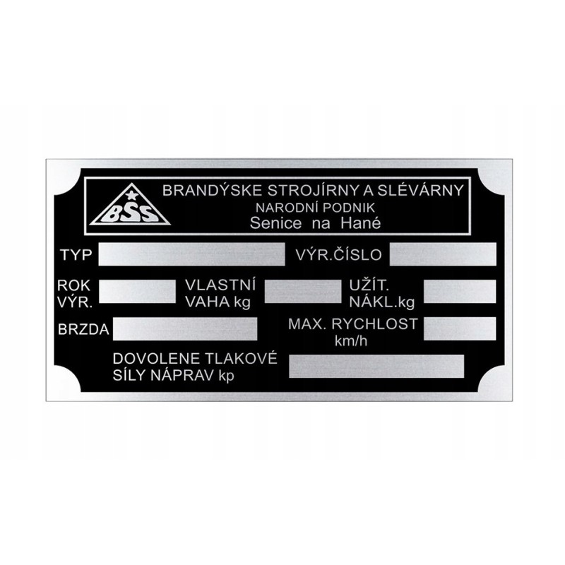 Brandys bss nameplate