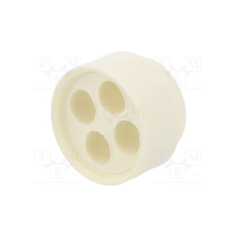 1 pcs x HUMMEL - 1.089.2901.19 - Insert for gland, 9mm, NPT1 1/4',NPT1', elastomer, Holes no: 4