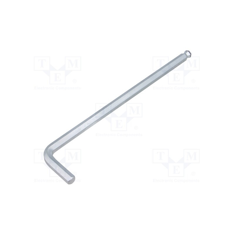 1 pcs x WIHA - 20552 - Wrench, hex key,spherical, HEX 8mm, Overall len: 206mm