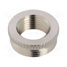 1 pcs x HUMMEL - 1.071.1609.01 - Reduction of threads for glands, Int.thread: PG9, brass, nickel