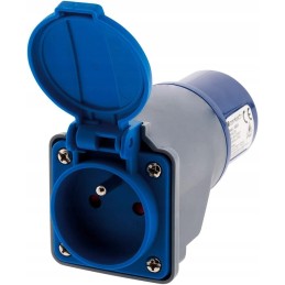 Compact adapter without cable 16a 2p t