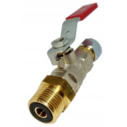 Ball valve, cylinder thread w21 8x1 14 l faro8mm