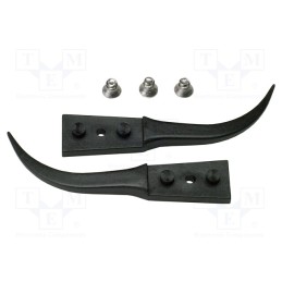 1 set x IDEAL-TEK - A7CP - Kit of tips, Blade tip shape: flat, Tweezers len: 40mm, ESD, 2pcs.