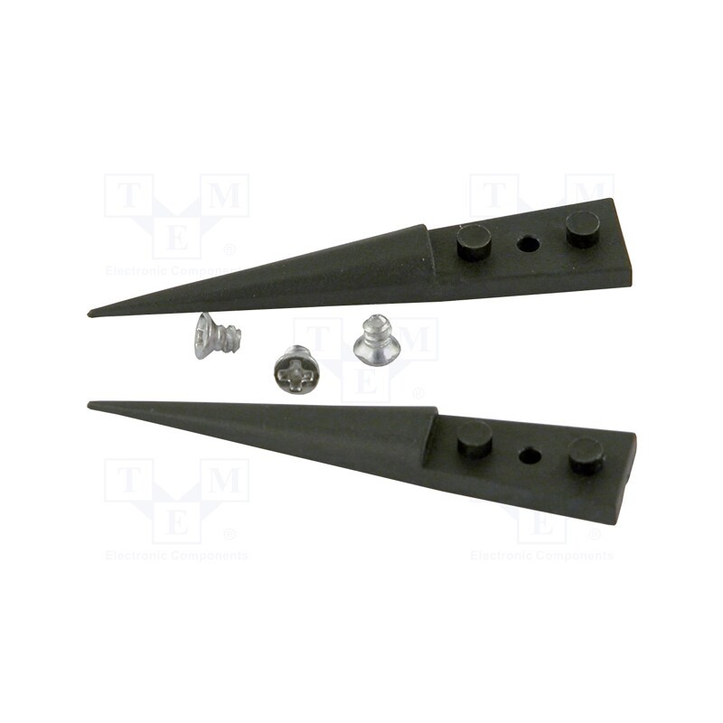 1 set x IDEAL-TEK - A259CP - Kit of tips, Blade tip shape: sharp, Tweezers len: 40mm, ESD