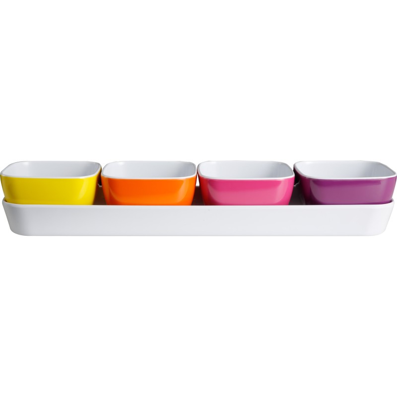 Brunner flame appetizer bowls