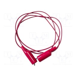 1 pcs x MUELLER ELECTRIC - BU-3030-A-36-2 - Test lead, 10A, both sides,aligator clip, Urated: 300V, Len: 0.9m