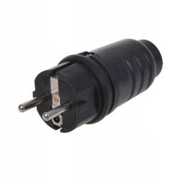 Hermetic rubber schuko plug 230v 16a strong