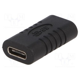 1 pcs x Goobay - 45401 - Adapter, USB 3.0, USB C socket,both sides, black