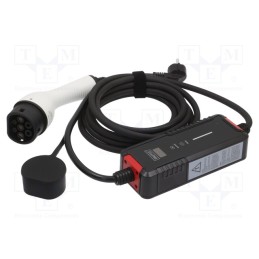 1 pcs x DIGITUS - DK-1P16-A-050-BL - Charger: eMobility, 2x0.5mm2,3x2.5mm2, 230V, 3.7kW, IP55, 5m, 16A