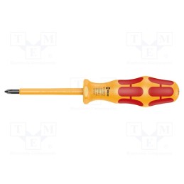 1 pcs x WERA - 5051601001 - Screwdriver, insulated, Phillips, PH1, Blade length: 80mm