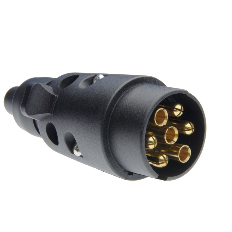 7-pin pin plug for trailer hitch