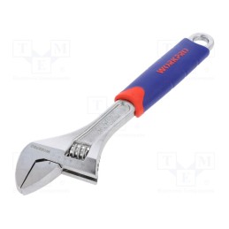 1 pcs x Workpro - W072011 - Wrench, adjustable, Tool material: chrome-vanadium steel, 300mm
