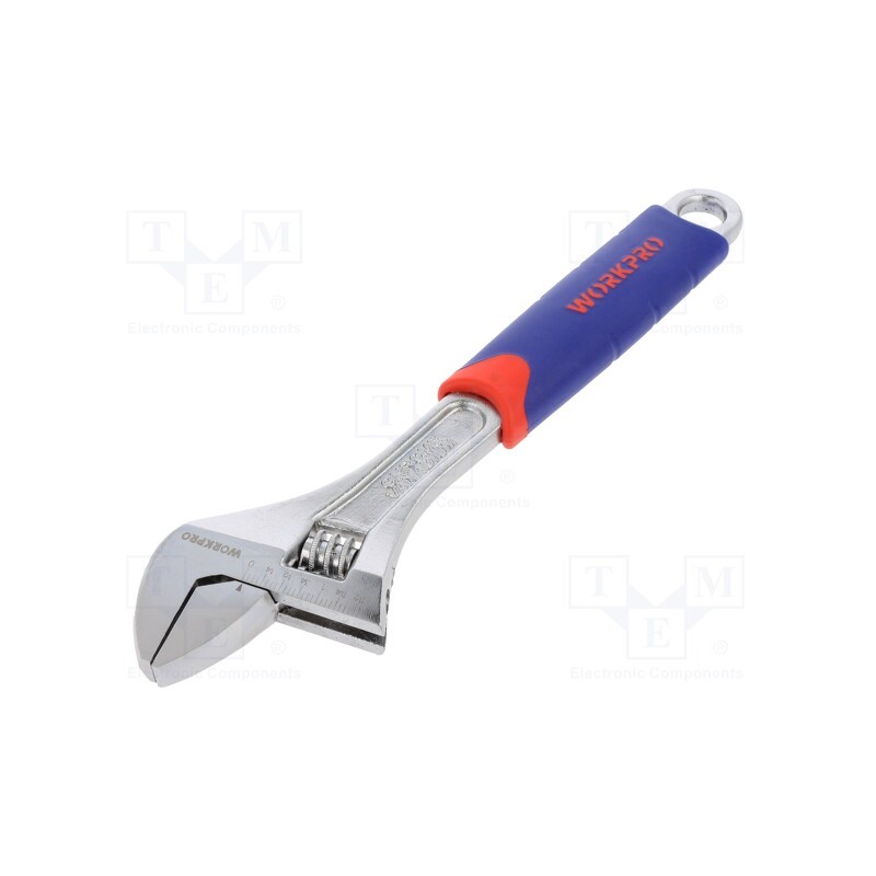 1 pcs x Workpro - W072011 - Wrench, adjustable, Tool material: chrome-vanadium steel, 300mm