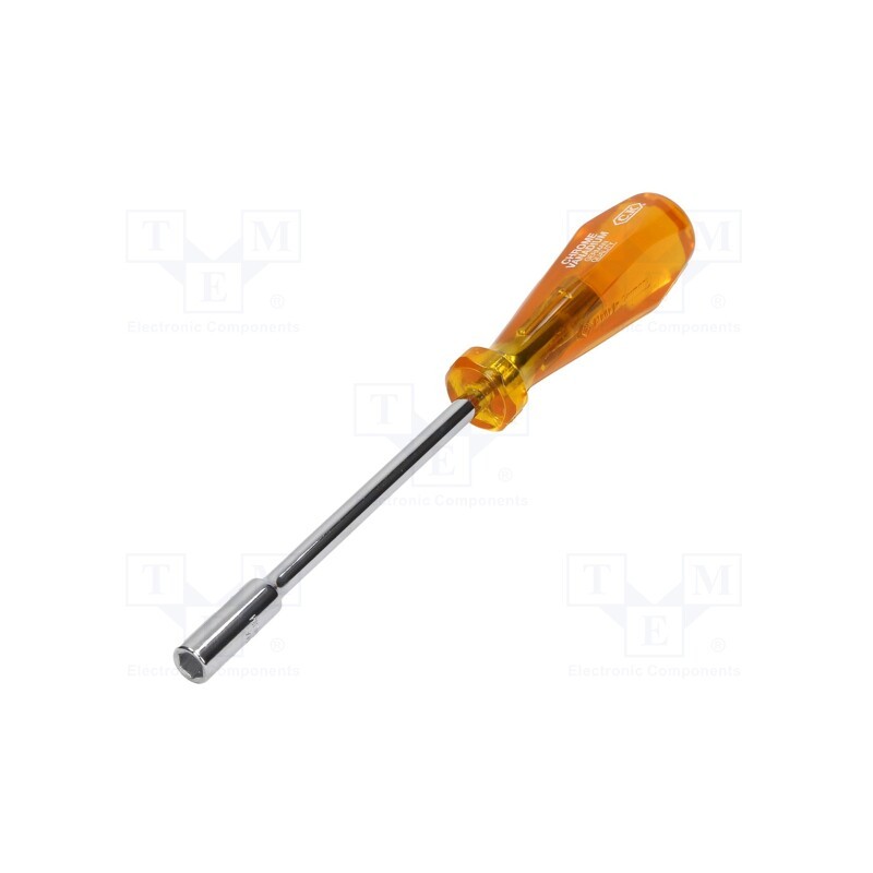 1 pcs x C.K - T4334M 07 - Screwdriver, 6-angles socket, HD Classic, Blade length: 130mm