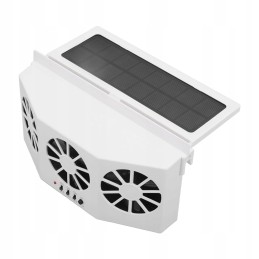 Car radiator powered by solar energy