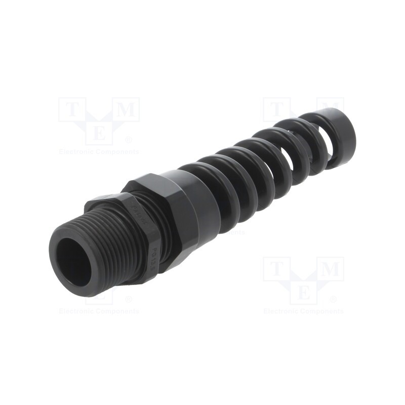 1 pcs x HUMMEL - 1.293.1301.60 - Cable gland, with strain relief,with long thread, PG13,5, IP68