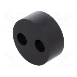 1 pcs x LAPP - 53340290 - Insert for gland, 9mm, M40, IP54, NBR rubber, Holes no: 2