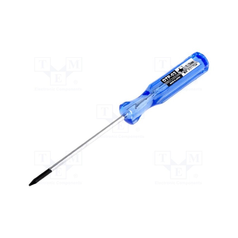 1 pcs x ENGINEER - DTP-03 - Screwdriver, slot, SL 1,3, 146mm