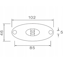 Flatpoint II white LED marker lamp without holder