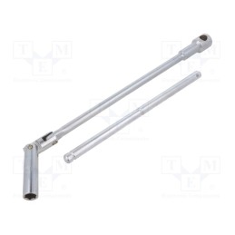 1 pcs x PG TOOLS - PGT200 - Wrench, socket spanner,with joint, HEX 8mm, Kind of handle: T