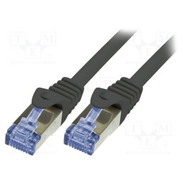 1 pcs x LOGILINK - CQ3063S - Patch cord, S/FTP, 6a, stranded, Cu, LSZH, black, 3m, 26AWG