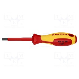 1 pcs x KNIPEX - 98 13 50 - Screwdriver, insulated, hex key, HEX 5mm, Blade length: 75mm