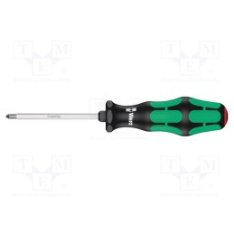 1 pcs x WERA - 5008751001 - Screwdriver, Phillips, PH1, Blade length: 80mm, Overall len: 178mm