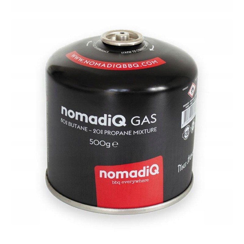 Gas cartridge with thread 500 g nomadiq
