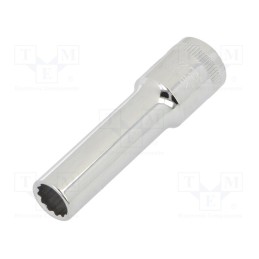 1 pcs x BAHCO - A7402DM-9 - Socket, 12-angles,socket spanner, 3/8', Socket bit length: 63mm