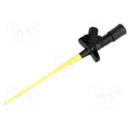 1 pcs x HIRSCHMANN T&M - KLEPS 2600 SW - Clip-on probe, pincers type, 6A, black, Grip capac: max.3.5mm, 4mm