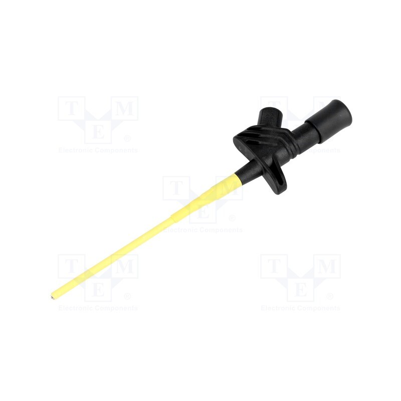 1 pcs x HIRSCHMANN T&M - KLEPS 2600 SW - Clip-on probe, pincers type, 6A, black, Grip capac: max.3.5mm, 4mm