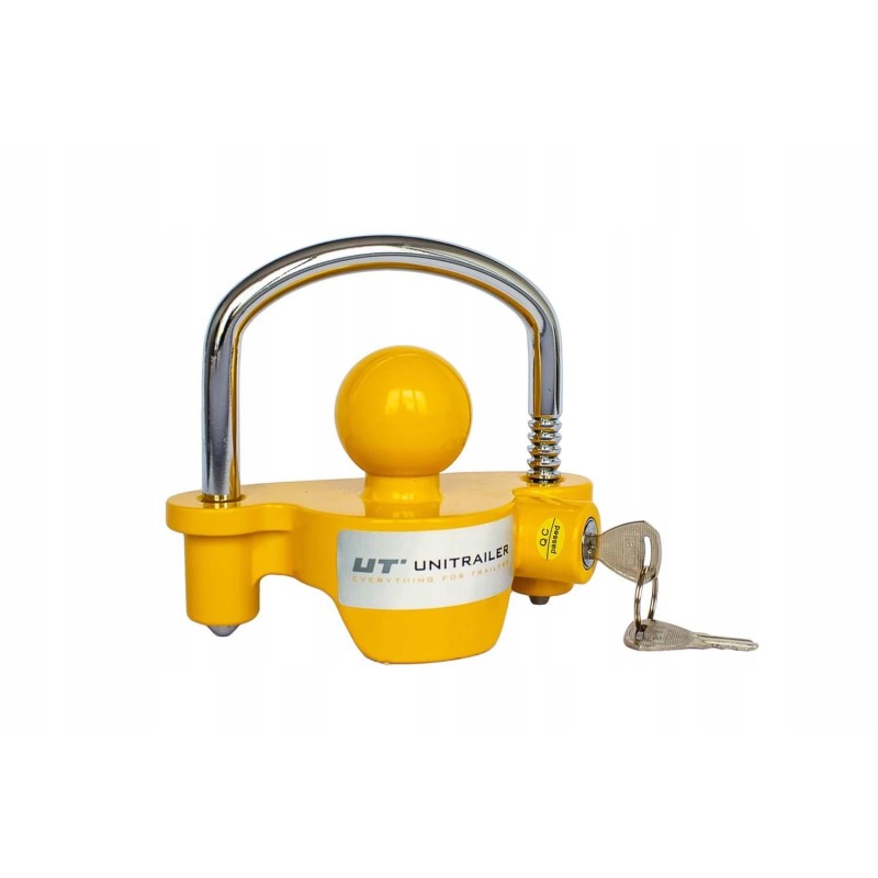 Securing the trailer's ball hitch lock