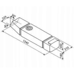 Water tank vw t3 60 l