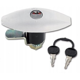 Ellipse lock for the storage compartment flap, 110 mm, white