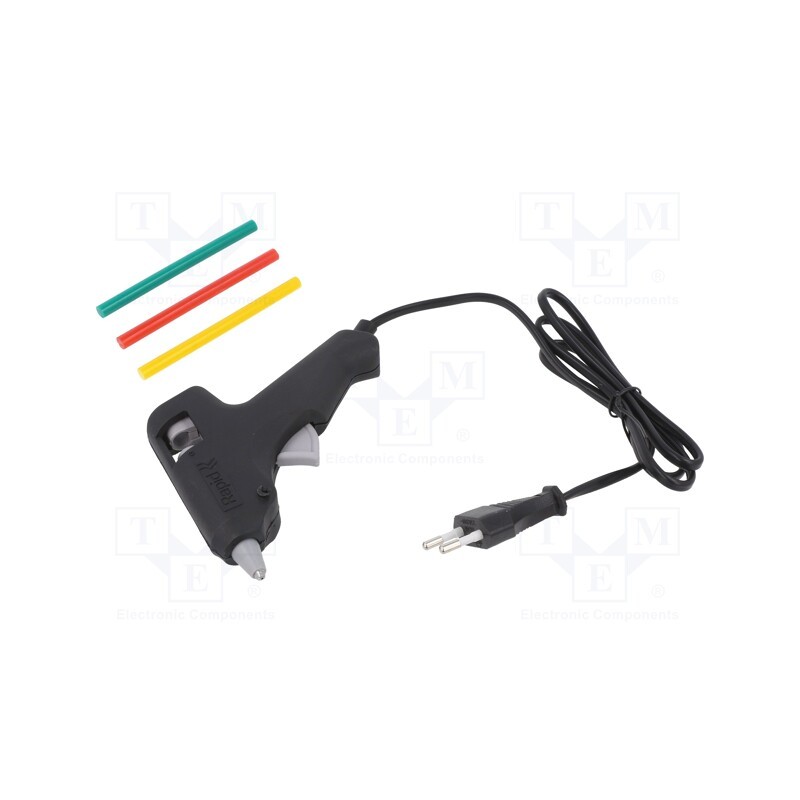 1 pcs x RAPID - 5001371 - Hot melt glue gun, Ø: 7mm, 20W, Plug: EU, 10min, 230VAC