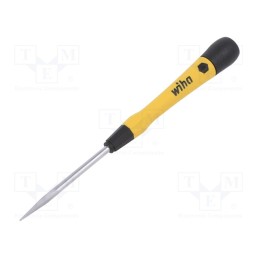 1 pcs x WIHA - 43674 - Screwdriver, slot, precision, 4,0x0,8mm, ESD, PicoFinish® ESD