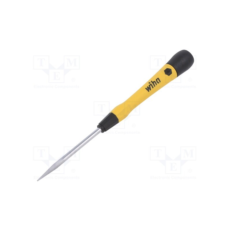 1 pcs x WIHA - 43674 - Screwdriver, slot, precision, 4,0x0,8mm, ESD, PicoFinish® ESD