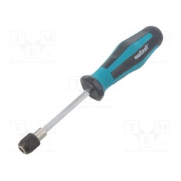 1 pcs x WOLFCRAFT - 8725000 - Screwdriver handle, 197mm, for hex bits 1/4'