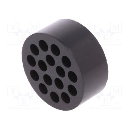1 pcs x LAPP - 53350166 - Insert for gland, 6mm, M50, IP54, NBR rubber, Holes no: 16