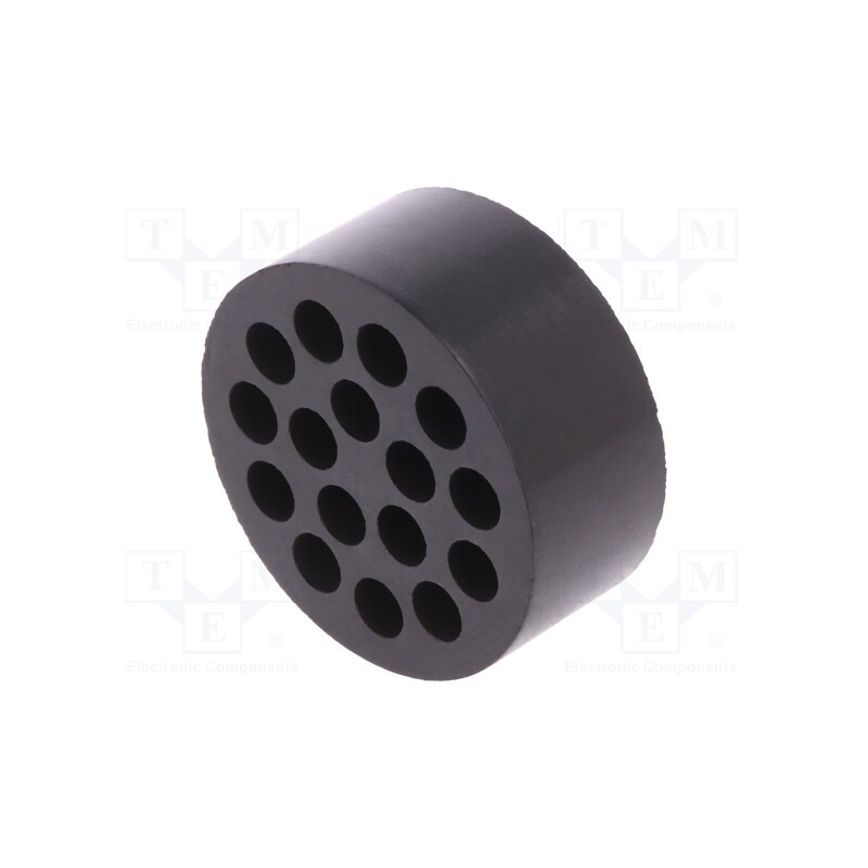 1 pcs x LAPP - 53350166 - Insert for gland, 6mm, M50, IP54, NBR rubber, Holes no: 16