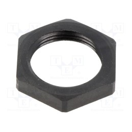 1 pcs x PMA - BMN-M25 - Nut, Thread: metric, polyamide, PMAFIX MN, -40÷105°C, black, 32mm