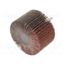 1 pcs x PG PROFESSIONAL - RG.034 - Wheel, Granularity: 60, Mounting: rod 6mm, with lever, Ø80x50mm