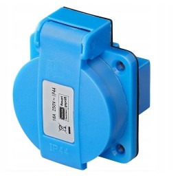 Schuko socket 16a 250v for a camper