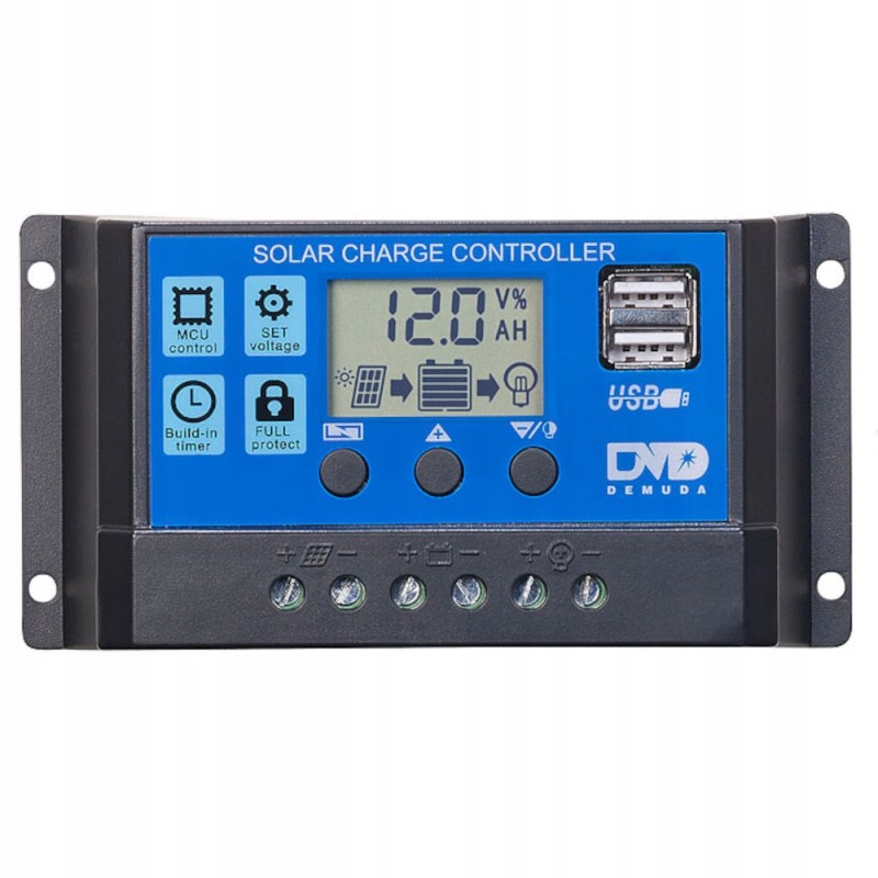 PWM solar controller regulator 30a 12v 24v