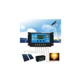 PWM solar controller regulator 30a 12v 24v