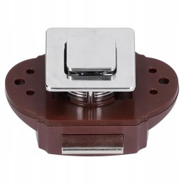 Button latch lock square metal wardrobe