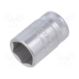 1 pcs x STAHLWILLE - 3030018 - Socket, 6-angles,socket spanner, HEX 18mm, 1/2', 38mm, short