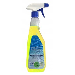 Liquid for cleaning plexiglass and acrylic glass, 500ml, lemon